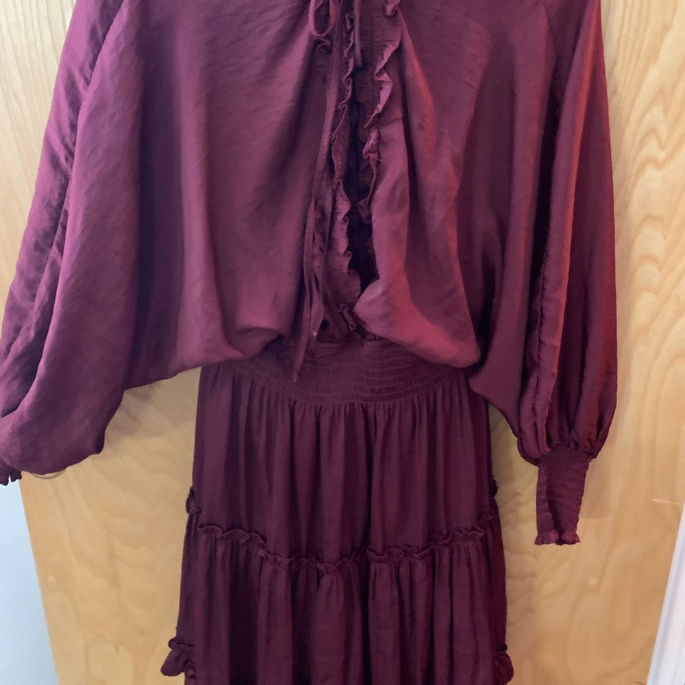 Maroon long sleeve mini - Picture 5 of 6